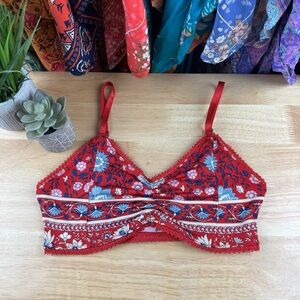 ✨ Spell Folk Town Bralette ✨ Red ✨ M